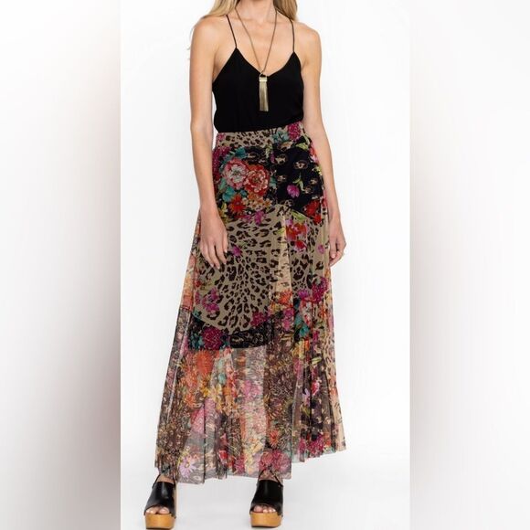 Johnny Was Maxi Skirt Mazzy Patchwork XL - Picture 1 of 7